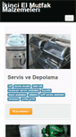 Mobile Screenshot of ikincielmutfakmalzemeleri.com